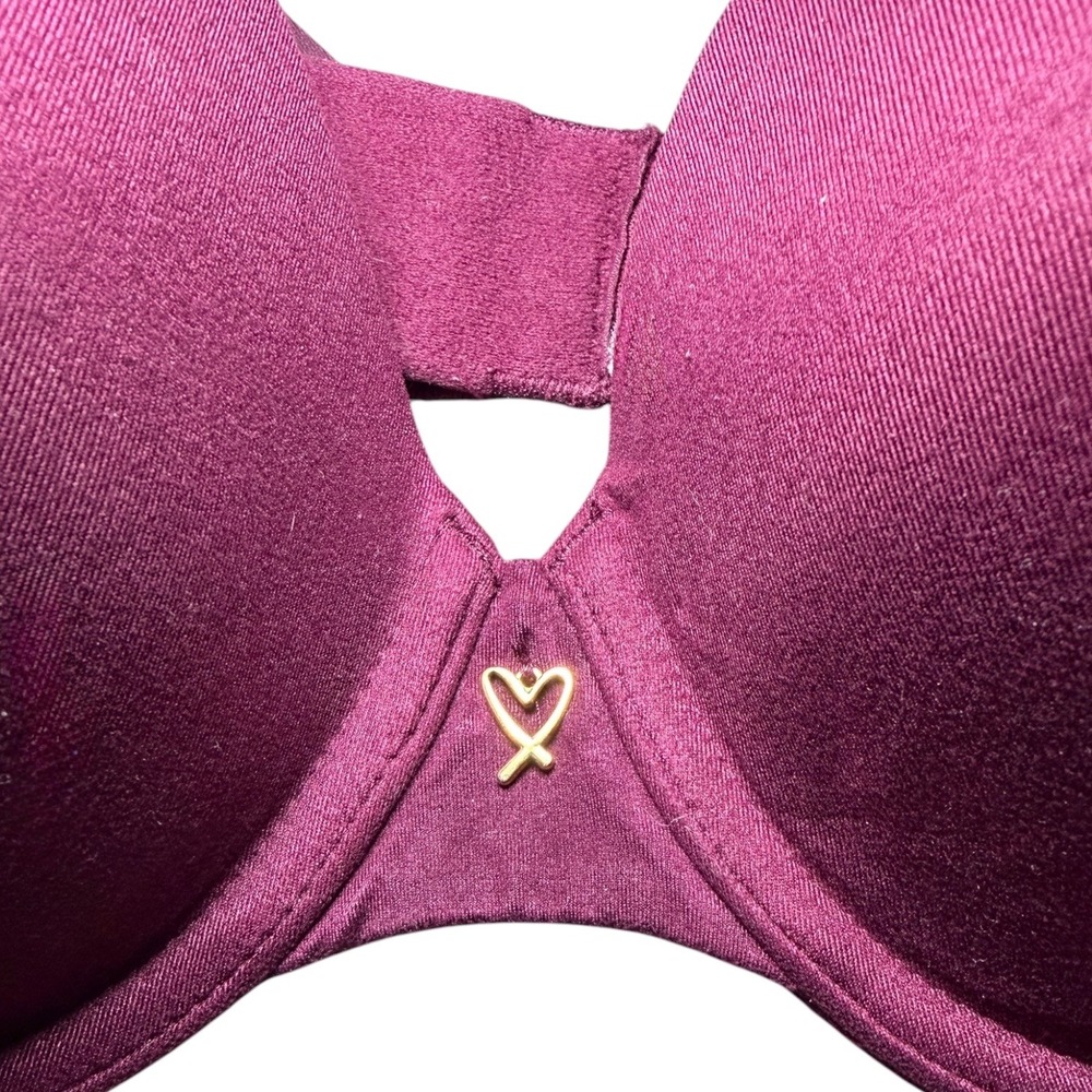 Victoria's Secret T-Shirt Bra Women 34D Plum Purple Underwire Full Coverage - Picture 2 of 6